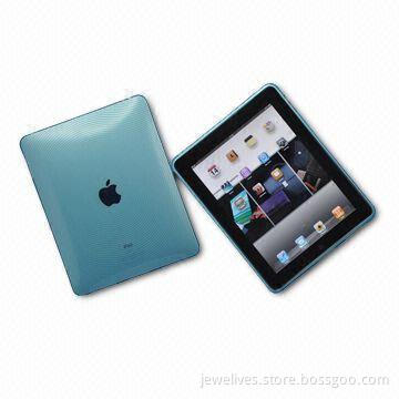 TPU Case for iPad with Concentric Pattern, Can Print Customized Logo